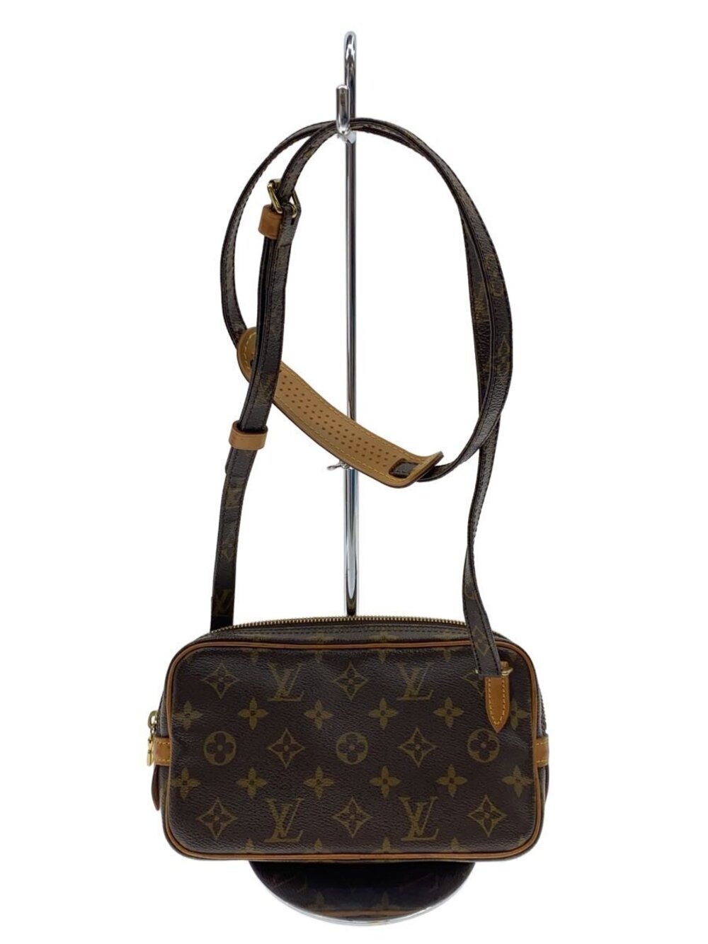 Louis Vuitton Pochette Marly Bandouliere Monogram Canvas Brown All over